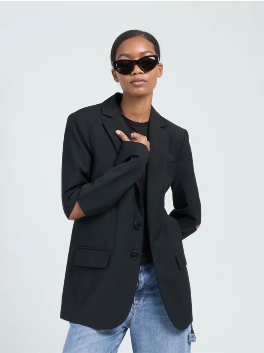 Tibi Cutout Sleeve Marlon Blazer